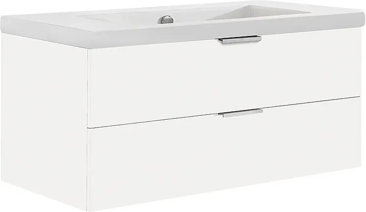 Heißes Angebot WTU+Keramik-WT Serie MBF weiß Hochglanz2 Auszüge 1060x550x510mm