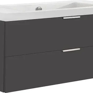 WTU+Keramik-WT Serie MBF anthrazit Hochglanz 2 Auszüge 1060x550x510mm Top-Angebot
