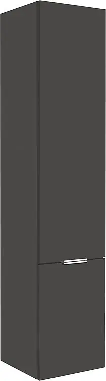 Garantierte Lieferung Hochschrank Serie MBF 2 Türen anthrazitHgl. Anschlag links 350x1625x370mm