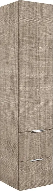 Must-Have Hochschrank Serie MBF 1 Türe 2 Ausz. Tranche ecru Anschl. li. 350x1625x370mm