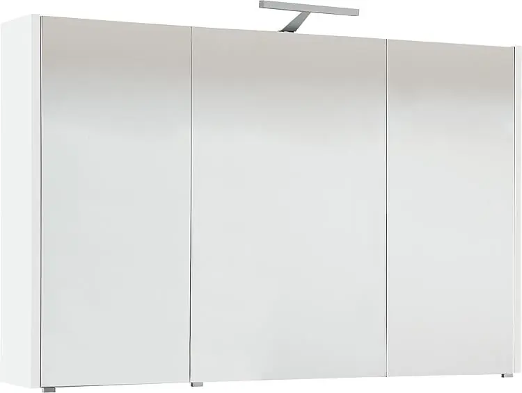 Highlight Spiegelschrank mit Beleuchtung Lärche braun 3 Türen 1050x750x188mm