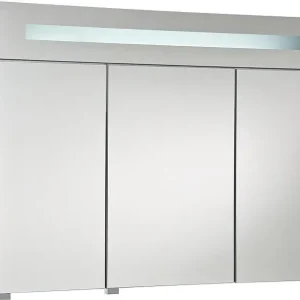 Jetzt Bestellen Spiegelschrank m. bel. Blende anthrazitmatt, 3 Türen 1050x750x188mm