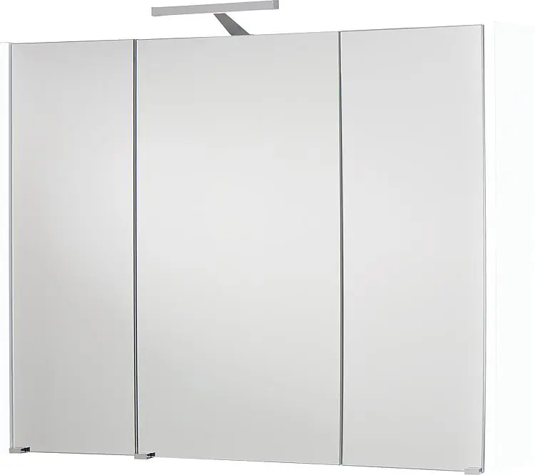 Spiegelschrank mit Beleuchtung weiß matt, 3 Türen 950x750x188mm Angebot