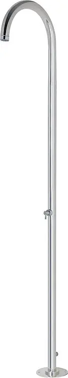 Top-Angebot Duschsäule EKTA, Höhe 2285mm DN 20(3/4) AG, Außenanschl. mit Stoppventil, Edelstahl poliert