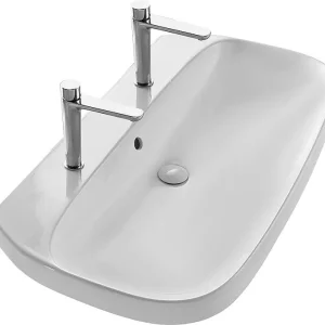Jetzt Kaufen Waschtisch ABITO BxHxT 1000x170x555mm m. 2 Hahnlöcher