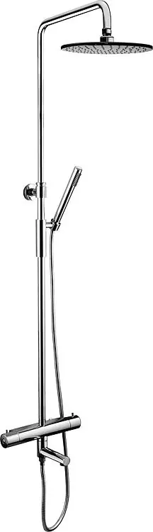 Brausesystem TUB mit AP Wannenthermostat+Stabbrause + Kopfbrause,verchromt Letzte Chance