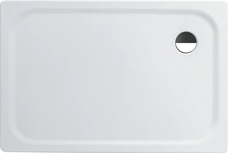 Saisonangebot Duschwanne Edura BxHxT 1200x40x800mm Stahl-Emaille 3,5mm