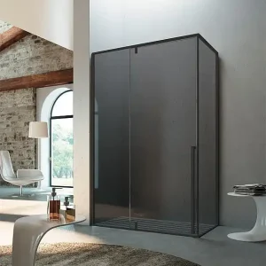 Eck-Duschkabine Kahuri, 8 mm St. 1175-1200x675-700x2100 mm Tür + Fixteil re Aktuell