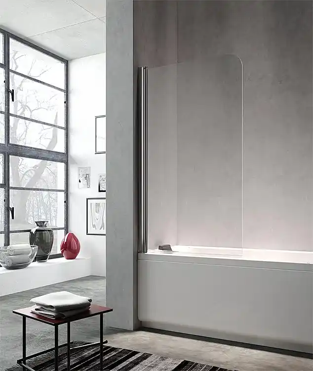 Badewannenaufsatz Lula, 5 mm St 800-825x1400 mm 1 Glasdrehteil Letzte Chance