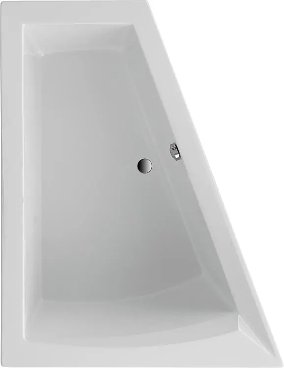 Günstig Raumspar-Badewanne LAGO II links BxHxT 1750x500x1350/700mm Acryl,weiß