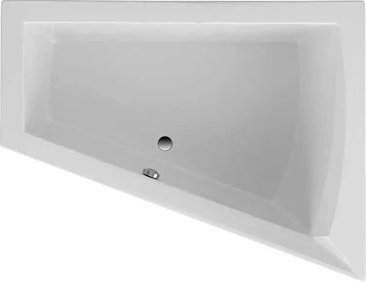 Raumsparbadewanne LAGO II rechts BxHxT 1750x500x1350/700mm Acryl,weiß Markenprodukt