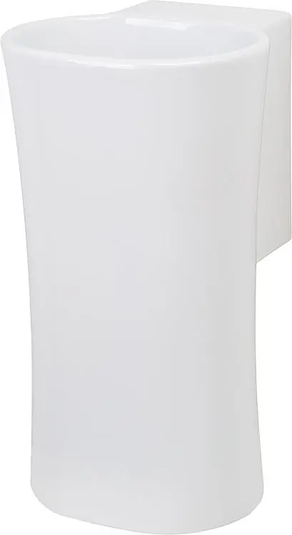 Design-Waschtisch NATIVO BxHxT 350x620x370mm ohne Hanhloch Highlight