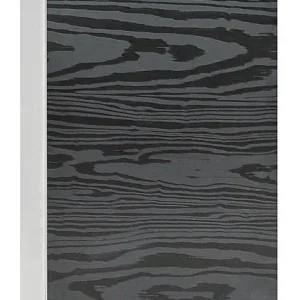 Top-Seller Hochschrank ELA mit Softclose Korpus weiß smt - Front Seekiefer schwarz 400x800x350mm
