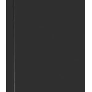 Hochschrank ELA mit Softclose Korpus schwarz smt - Front schwarz smt 400x800x350mm Preiswert