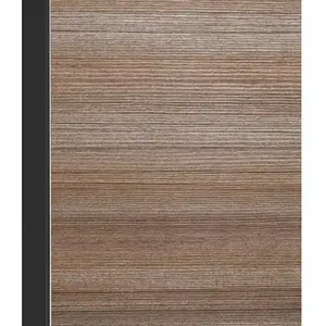 Jetzt Kaufen Hochschrank ELA mit Softclose Korpus schwarz smt - Front Teak 400x800x350mm