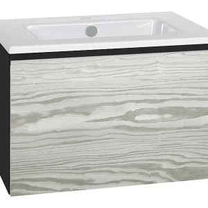 WTU + Keramik-WT Serie ELA Korpus schwarz smt - Front Kiefer silbergrau 610x420x510mm Markenprodukt