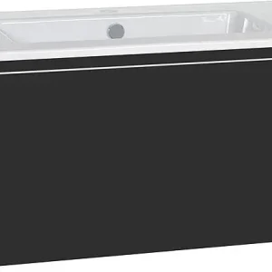 WTU + Keramik-WT Serie ELA Korpus schwarz smt - Front schwarz smt, 910x420x510mm Sonderaktion