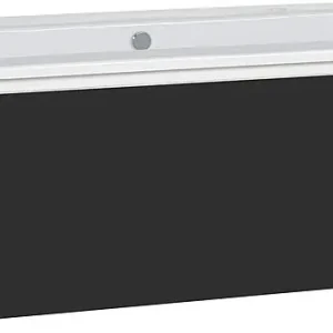 Highlight WTU + Keramik-WT Serie ELA Korpus weiß smt - Front schwarz, smt 1210x420x510mm