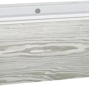 Nur Heute WTU + Keramik-WT Serie ELA Korpus weiß smt-Front Kiefer silbergrau,1210x420x510mm