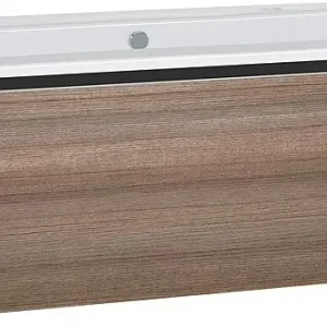 Super-Preis WTU + Keramik-WT Serie ELA Korpus schwarz smt-Front Teak, 1210x420x510mm