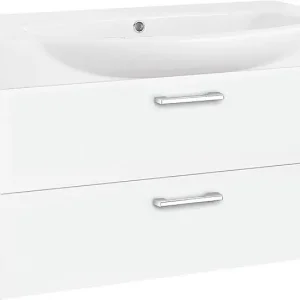 WTU+Keramik-WT EMIRA weiß matt 2 Auszüge 870x534x370mm Solange Der Vorrat Reicht