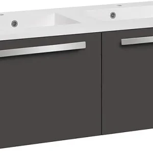 WTU+Mineralguss-WT EBLI anthrazit matt 2 Auszüge 1210x494x510mm Begrenztes Angebot