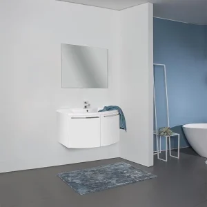 Badmöbel-Set ELONIA weiß matt 2 Türen Meistverkauft