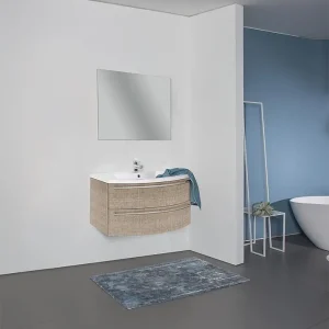 Badmöbel-Set ELONIA Tranche ecru 2 Auszüge Echt
