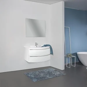Badmöbel-Set ELONIA weiß matt 2 Auszüge Begrenztes Angebot