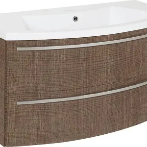 WTU+Mineralguss-WT ELONIA Tranche braun2 Auszüge 960x535x375/510 Mega-Angebot