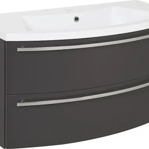 WTU+Mineralguss-WT ELONIA anthrazit matt 2 Auszüge 960x535x375/510 Sichere Zahlung