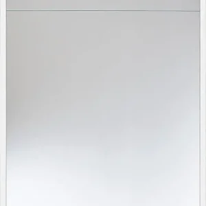 Preisknaller Spiegelschrank m. bel. Blende weiß matt1 Türe 600x750x188mm