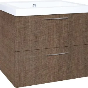 Sale WTU+Mineralguss-WT EKRY Tranche braun 2Auszüge 610x550x510mm