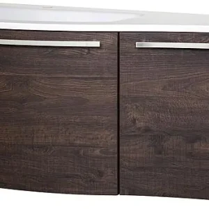 Bestseller WTU+Mineralguss-WT ENURI Eiche dunkel Dekor 3 Türen 1455x512x218/510