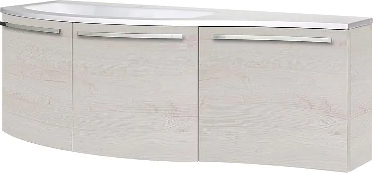 Saisonangebot WTU+Mineralguss-WT ENURI Eiche hell Dekor 3 Türen 1455x512x218/510