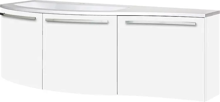 WTU+Mineralguss-WT ENURI weiß matt 3 Türen 1455x512x218/510 Online Kaufen