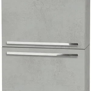 Neue Kollektion Beischrank ENURI 2 Türen Eiche grau Steind. Anschlag re. 500x1018x208mm