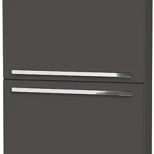 Super-Preis Beischrank ENURI 2 Türen anthrazit Hochglanz Anschlag re. 500x1018x208mm