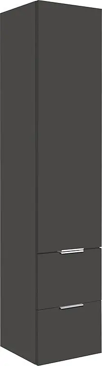 Jetzt Kaufen Hochschrank Serie MBF 1 Türe 2 Auszüge anthr. matt Anschl. re 350x1625x370mm