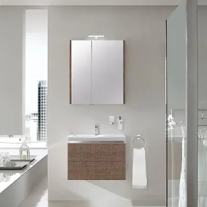 Badmöbel-Set EOLA Tranche braun 700mm 2Auszüge Sofort Bestellen
