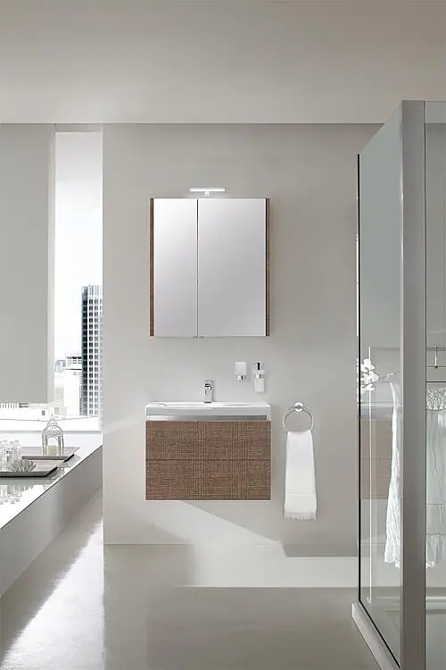 Badmöbel-Set EOLA Tranche braun 700mm 2Auszüge Sofort Bestellen