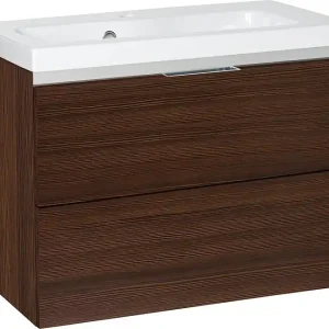 Echt WTU+Keramik-WT EOLA Lärche Braun 2 Auszüge 710x580x380mm