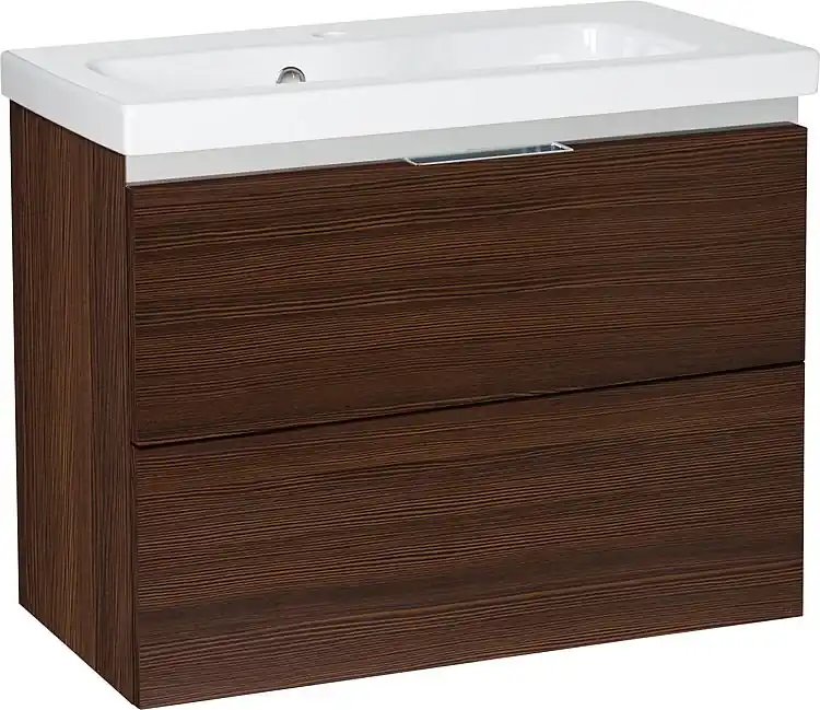 Echt WTU+Keramik-WT EOLA Lärche Braun 2 Auszüge 710x580x380mm