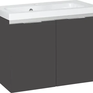 WTU+Keramik-WT EOLA anthrazit Hochglanz2 Türen 610x580x380mm Zertifiziert