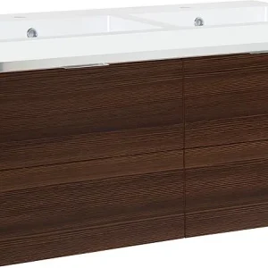 Sichere Zahlung WTU+Mineralguss-WT EPIC Lärche braun 4 Auszüge 1210x580x510mm
