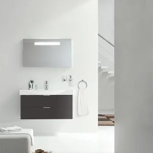 Markenprodukt Badmöbel-Set EBSI Serie MBF anthrazit matt