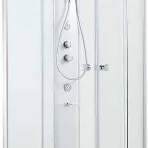 Preisknaller Komplettdusche Shower 900x900x2110mm,Thermostatmischer, +Hand/Kopf/Seitenbrause