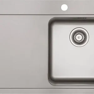 Wochenendangebot Spüle Rieber LINEA 100 aus Edelstahl, rechts