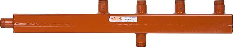 Preisknaller HW plus-Kesselverteiler DBP m. integr. hydraul. Weiche, Typ Typ 60-12,5, 4 Heizgruppen