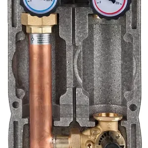 Easyflow Heizkreisset DN32 (11/4), mit Dreiwegemischer, ohne Pumpe Echt